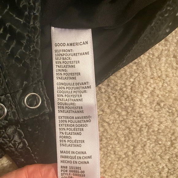 Good American size 2 (us size medium) thong bodysuit NWT - Picture 7 of 11